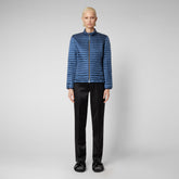 Women's Andreina Puffer Jacket in Space Blue - Women's Icons Collection | Save The Duck