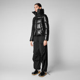 Women's Isla Puffer Jacket in Black - Women's LUCK Collection | Save The Duck