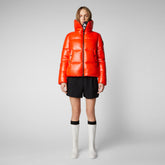 Women's Isla Puffer Jacket in Poppy Red | Save The Duck
