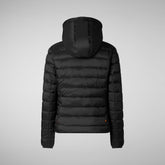 Women's animal free Puffer jacket Ethel in black | Save The Duck