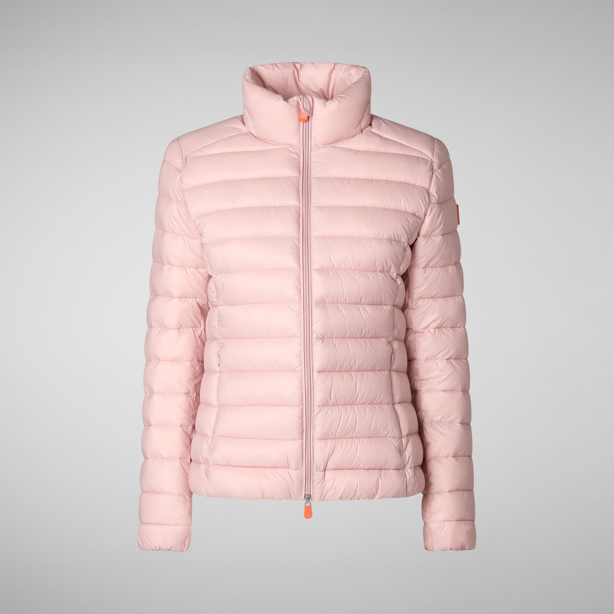 Blush pink store puffer jacket