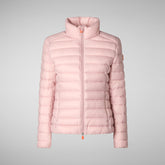 Women's Carly Puffer Jacket in Blush Pink | Save The Duck