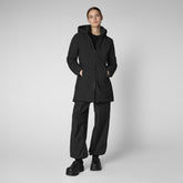 Women's Hooded Coat Rachel in Black - EXTREMELY WARM | Save The Duck