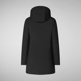 Women's Hooded Coat Rachel in Black | Save The Duck