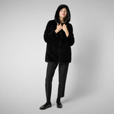 Women's Hooded Reversible Jacket Bridget in Black | Save The Duck