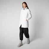 JOANNE : MANTEAU FEMME SAVE THE DUCK en GIGO en blanc | Sauvez le canard