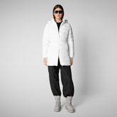 JOANNE : MANTEAU FEMME SAVE THE DUCK en GIGO en blanc | Sauvez le canard