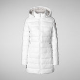 JOANNE : MANTEAU FEMME SAVE THE DUCK en GIGO en blanc | Sauvez le canard