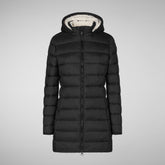 JOANNE : MANTEAU FEMME SAVE THE DUCK en GIGO en noir | Save The Duck