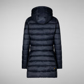 Women's Animal free Puffer Jacket Joanne in blue black | Save The Duck