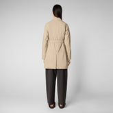 Women's Hattie Coat in Stone Beige - Beige Collection | Save The Duck
