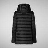 Woman's Drimia Hooded Puffer Coat in Black | Save The Duck