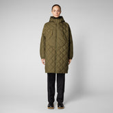 Women's Valerian Puffer Coat in Sherwood Green - Women's Collection | Save The Duck