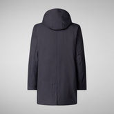 Man's coat sam in blue black | Save The Duck