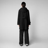 Women's Orel Coat in Black | Save The Duck