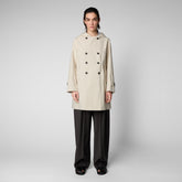 Manteau Orel pour Femme en Beige Shore - Collection pluvieuse | Sauvez le canard