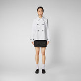 Manteau Ina pour Femme en Blanc - Collection Blanche | Sauvez le canard