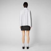 Manteau Ina pour Femme en Blanc - Collection de fêtes de fin d'année | Sauvez le canard