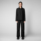Women's Ina Coat in Black - Collection FONCÉ | Sauvez le canard