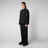 Manteau Ina pour Femme en Noir - Collection pluvieuse | Sauvez le canard