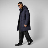 COSMO : MANTEAU SAVE THE DUCK MAN en WULY en BLEU NOIR | Sauvez le canard