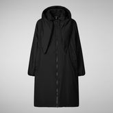 WINONA : MANTEAU FEMME SAVE THE DUCK en MIRO en noir | Sauvez le canard