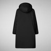 WINONA : MANTEAU FEMME SAVE THE DUCK en MIRO en noir | Sauvez le canard