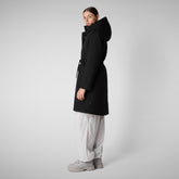 NOELLE : MANTEAU FEMME SAVE THE DUCK en GRIN en noir - Fashion Woman | Sauvez le canard