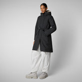 Woman's parka Noelle in blue black | Save The Duck