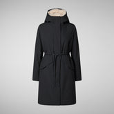 NOELLE : MANTEAU FEMME SAVE THE DUCK en GRIN en BLEU NOIR | Sauvez le canard