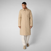 Men's coat Preston in stardust beige | Save The Duck