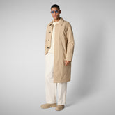 Men's coat Preston in stardust beige | Save The Duck