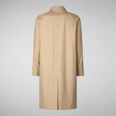 Men's coat Preston in stardust beige | Save The Duck