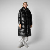 CLARICE : MANTEAU FEMME SAVE THE DUCK en LUCK en noir - Fashion Woman | Save The Duck