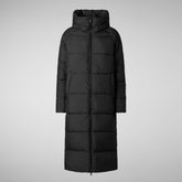 Women's animal free Puffer jacket Janis in black | Save The Duck