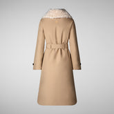 Woman's coat Katrina in stardust beige | Save The Duck