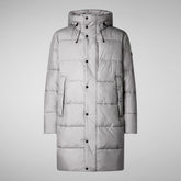 Men's animal free puffer jacket Damon in wolf grey | Save The Duck