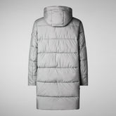 Men's animal free puffer jacket Damon in wolf grey | Save The Duck