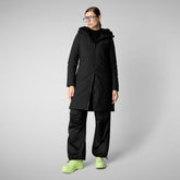 Women's coat Junia in black | Save The Duck