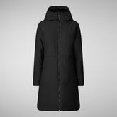 Women's coat Junia in black | Save The Duck