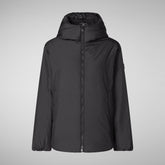 Woman's jacket Niaz in brown black | Save The Duck