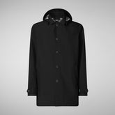 Men's Benjamin Coat in Black | Save The Duck