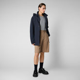 Men's Benjamin Coat in Blue Black | Save The Duck