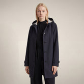 Women's Raincoat April in Blue Black | Save The Duck