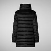 Woman's Hooded Puffer Coat Lydia in black | Save The Duck