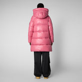 Women's Isabel Hooded Puffer Coat in Bloom Pink | Save The Duck