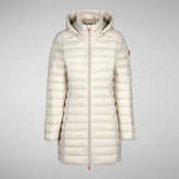 Women's Carol Puffer Coat with Detachable Hood in Blush Pink | Save The Duck
