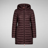 Women's Carol Puffer Coat with Detachable Hood in Black | Save The Duck