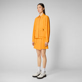 Women's Biry Shirt Jacket in Sunshine Orange | Save The Duck