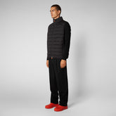 Men's Russell Puffer Vest in Black - Men's Collection | Save The Duck